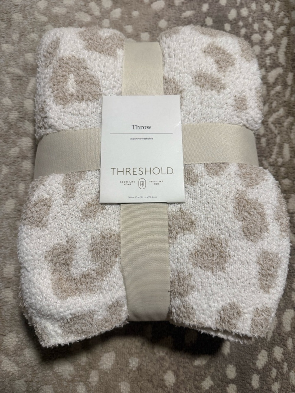 target threshold leopard throw